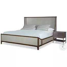 Canvas Dove Grey Platform Bedroom Set