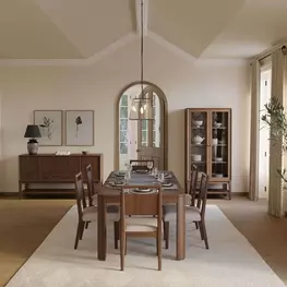 Cupertino Brown Dining Room Set