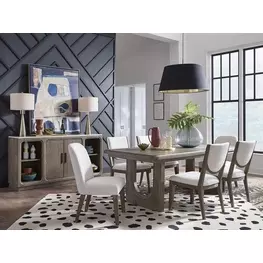 Westbourne Dark Umber Extendable Rectangular Dining Room Set