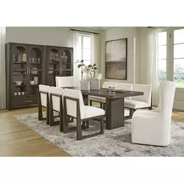Darimore Burnished Brown Rectangular Dining Room Set