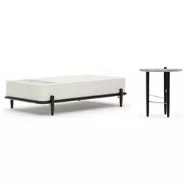 Madera Opal Ash and Modern Walnut Occasional Table Set