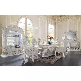 Adara Antique White Rectangular Dining Room Set