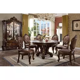 Versailles Cherry 60" Round Dining Room Set