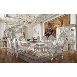 Sandoval Champagne Oval Dining Room Set