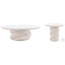 Nidi Ivory Outdoor Occasional Table Set