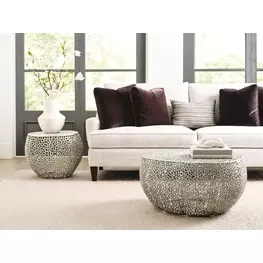 Hidden Treasures Nickel Occasional Table Set