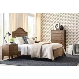 Woodlawn Bark Panel Bedroom Set