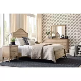 Woodlawn Oatmeal Panel Bedroom Set