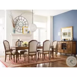 Berkshire Cognac Extendable Dining Room Set