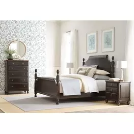 Brighton Black Poster Bedroom Set