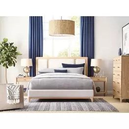 Kendall Ash Upholstered Panel Bedroom Set