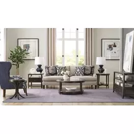 Whitaker Distressed Dark Stain Occasional Table Set