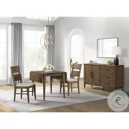 Koloa Honey Drop Leaf Extendable Dining Room Set