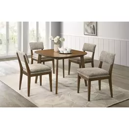 Miller Walnut Square Dining Room Set