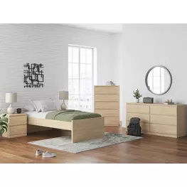 Onita Natural Youth Platform Bedroom Set