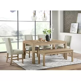 Holmes Brown Rectangular Dining Room Set