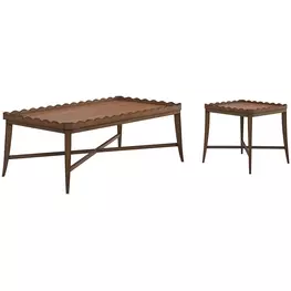 Harbor Brown Rectangular Occassional Table Set