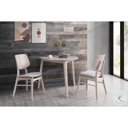 Oscar White Ash Corner Dining Room Set