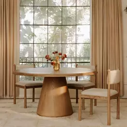 Tutto Natural Round Dining Room Set