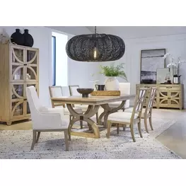 Coventry Honey Maple Extendable Rectangular Dining Room Set