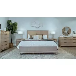 Manhattan Valley Dusty Rose Panel Bedroom Set