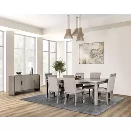 Gristalt Gray and Stone Gray Rectangular Dining Room Set