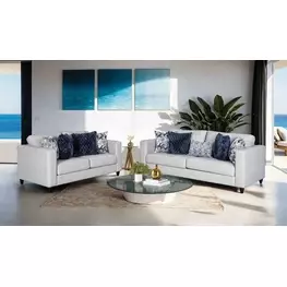 Harlow Light Gray Living Room Set
