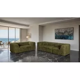 Nappi Olive Green Modular Living Room Set