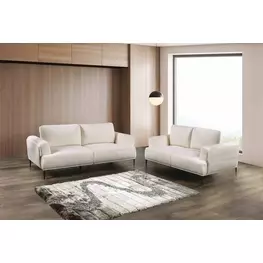 Gladbach Linen White Living Room Set