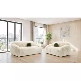 Darwen Sand Living Room Set with Pillow