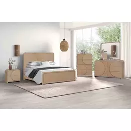 Tangentry Natural Panel Bedroom Set