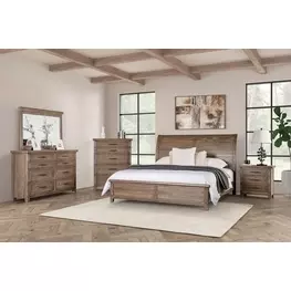 Merthyr Brown Sleigh Bedroom Set