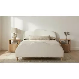 Jacqueline Cream Upholstered Panel Bedroom Set