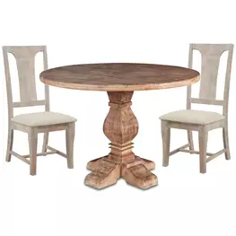 Pengrove Antique Oak 48" Round Gathering Room Set
