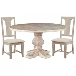 Pengrove Heirloom White 54" Round Dining Room Set