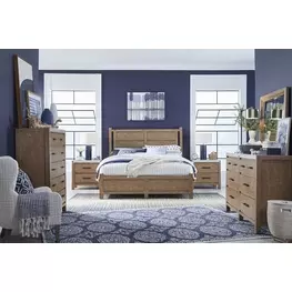 Plum Creek Sierra Brown Panel Bedroom Set