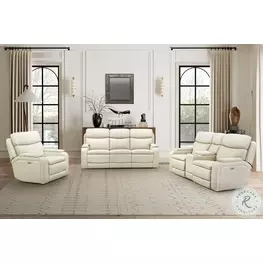 Gunner Kobi Almond Power Reclining Living Room Set with Power Headrest