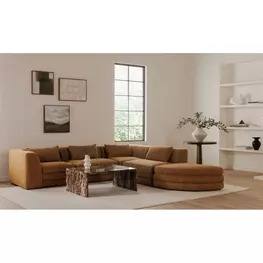 Rosa Rosso Rectangular Marble Top Occasional Table Set