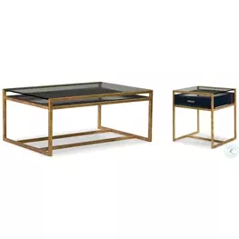 San Antique Gold Occasional Table Set