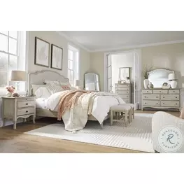 Provence Linen Upholstered Bedroom Set with USB Charging