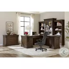 Jackson Turkish Coffee 72" L Shaped Home Office Set