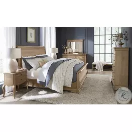 Chateau Philippe Cognac Sleigh Bedroom Set