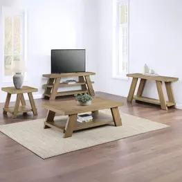 Orinda Brown Rectangular Ocassional Table