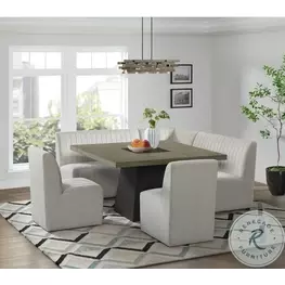 Rizzo Black And Gray Dining Room Set