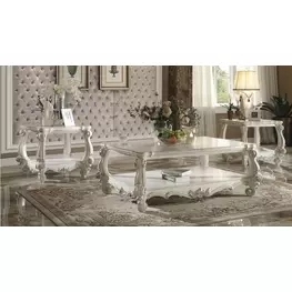 Versailles Bone White Occassional Table Set