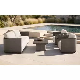 Rialto Brown Outdoor Occasional Table Set