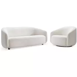 Devon White Living Room Set
