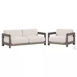 Montaigne Cream Performance Fabric Outdoor Conversation Set