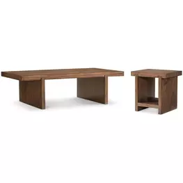 Tomas Marrom Rectangular Occasional Table Set