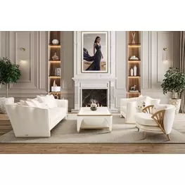 La Terrazza Creamy Pearl Occasional Table Set